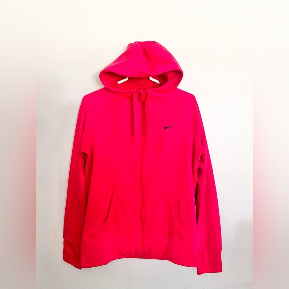 Nike Therma -Fit  Full Zip Hoodie Jacket fleece lined pullover size medium - Picture 3 of 8
